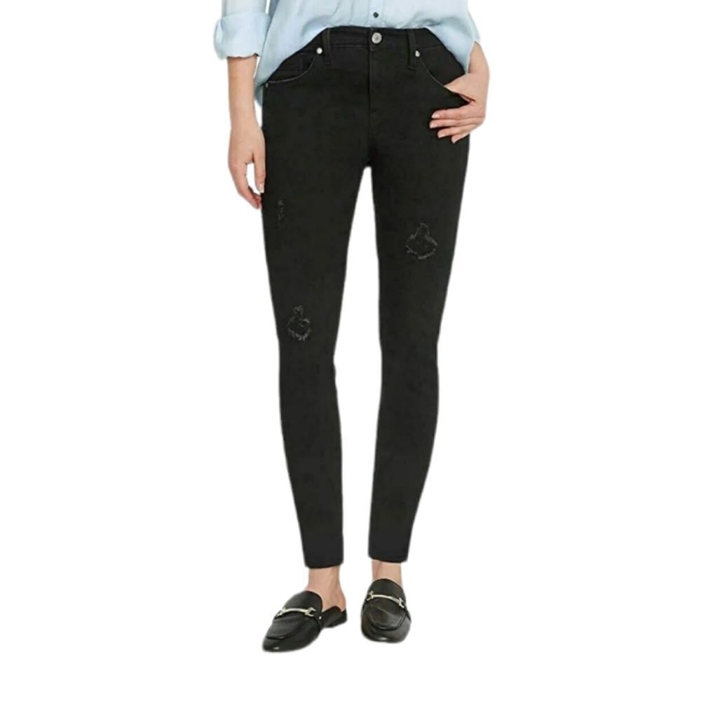 Buffalo mid rise skinny rip & repair 14